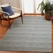 The Rug Department Liora Manne Miranda Tweed Stripe Indoor Outdoor Area Rug Denim